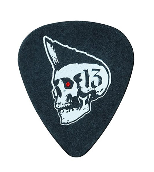 L10R1.00 Lucky 13 Psychobilly Медиаторы 36 шт., толщина 1,0мм, Dunlop