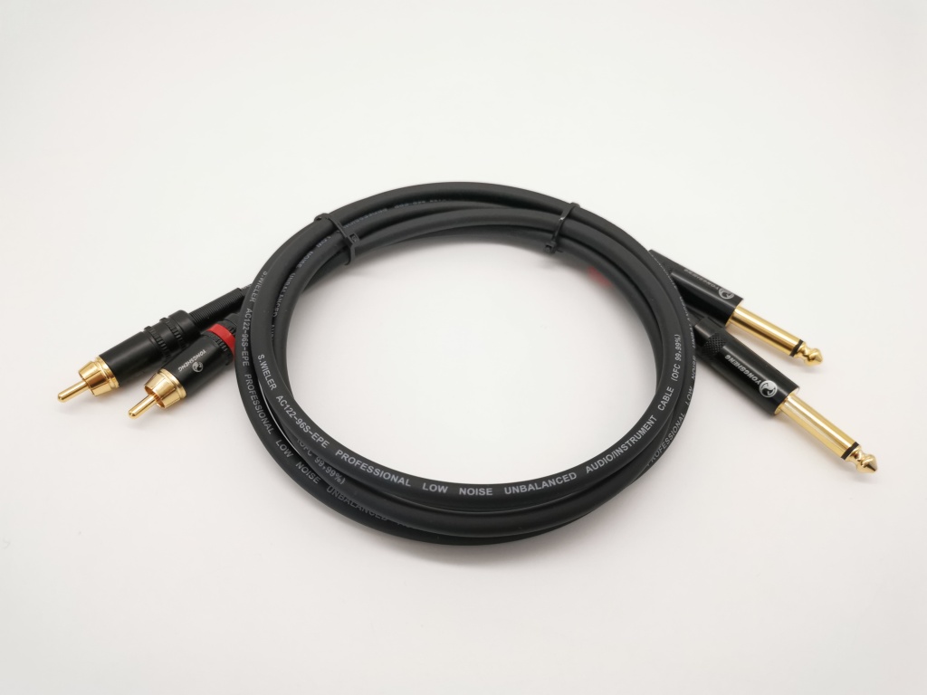 E57-2RCA-2J-0300-0 Кабель аудио 2хRCA-2хJack, 3м, ZZcable