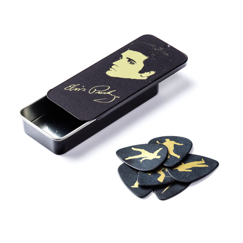 EPPT04 Elvis Presley Portrait Медиаторы 6шт, средние, в коробочке, Dunlop