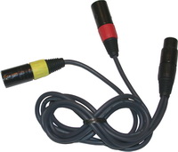 006595 AC 20 Кабель микрофонный XLR-5F - 2 x XLR-3M, Sennheiser