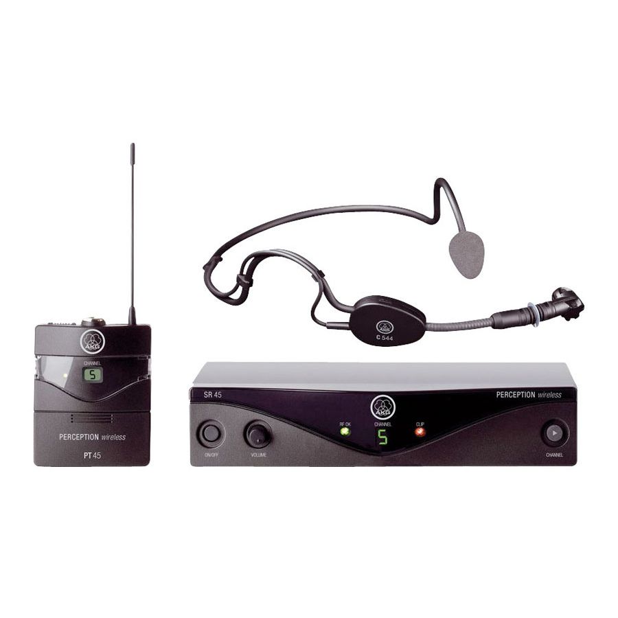 AKG Perception Wireless 45 Sports Set BD U2 - радиосистема головная , микрофон C544L, приемник SR45