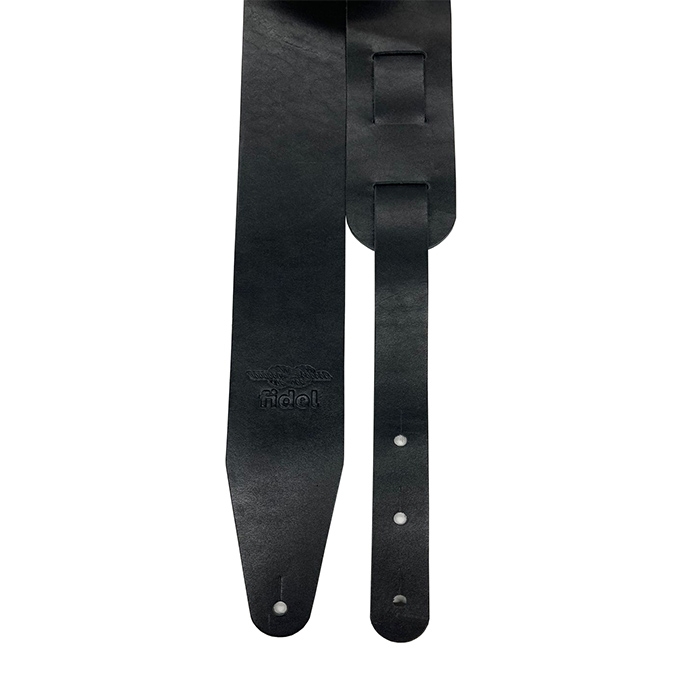 FL50021L Leather Ремень для гитары, кожаный, черный, Fidel