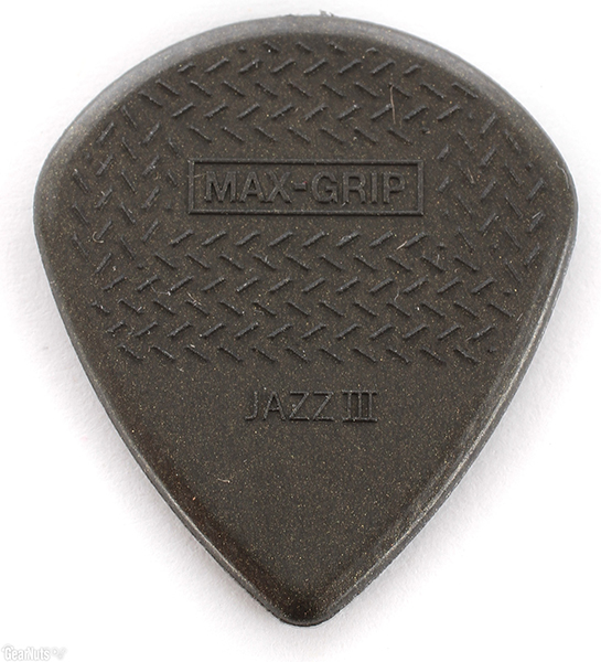 471R3C Max-Grip Carbon Jazz III Медиаторы 24шт, толщина 1,38мм, Dunlop