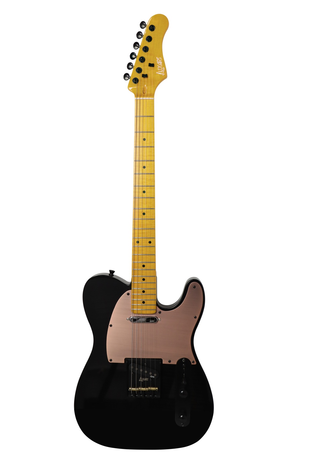 S-G27-MAX-TBK Электрогитара, черная, Luxars