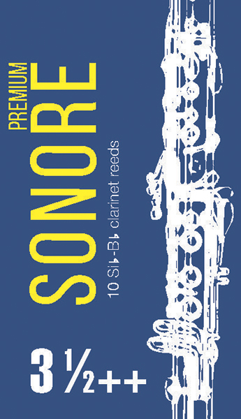 FR16C008 Sonore Трости для кларнета № 3,5++ (10шт), FedotovReeds