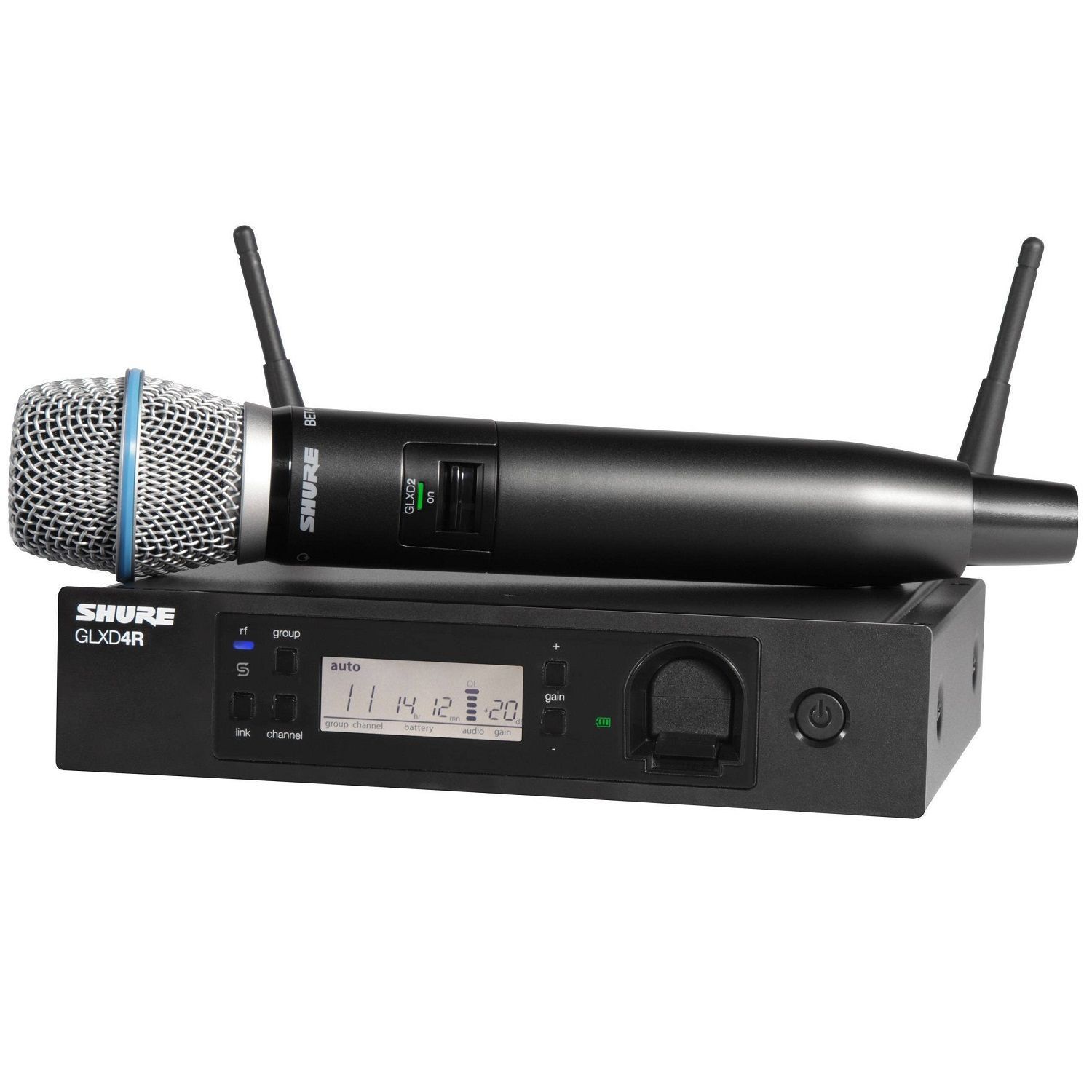 SHURE GLXD24RE/B87A Z2 - цифровая вокальная радиосистема с капсюлем микрофона BETA 87