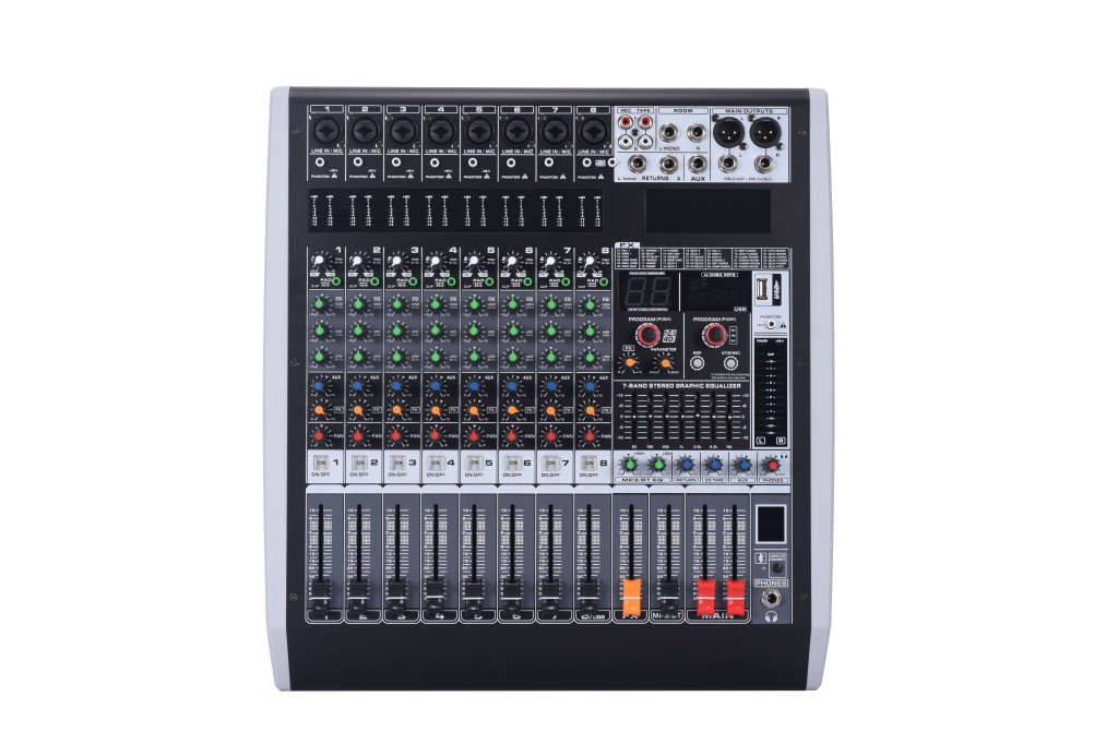 MF-8UB Микшерный пульт, 8 каналов, серия PRO, LAudio