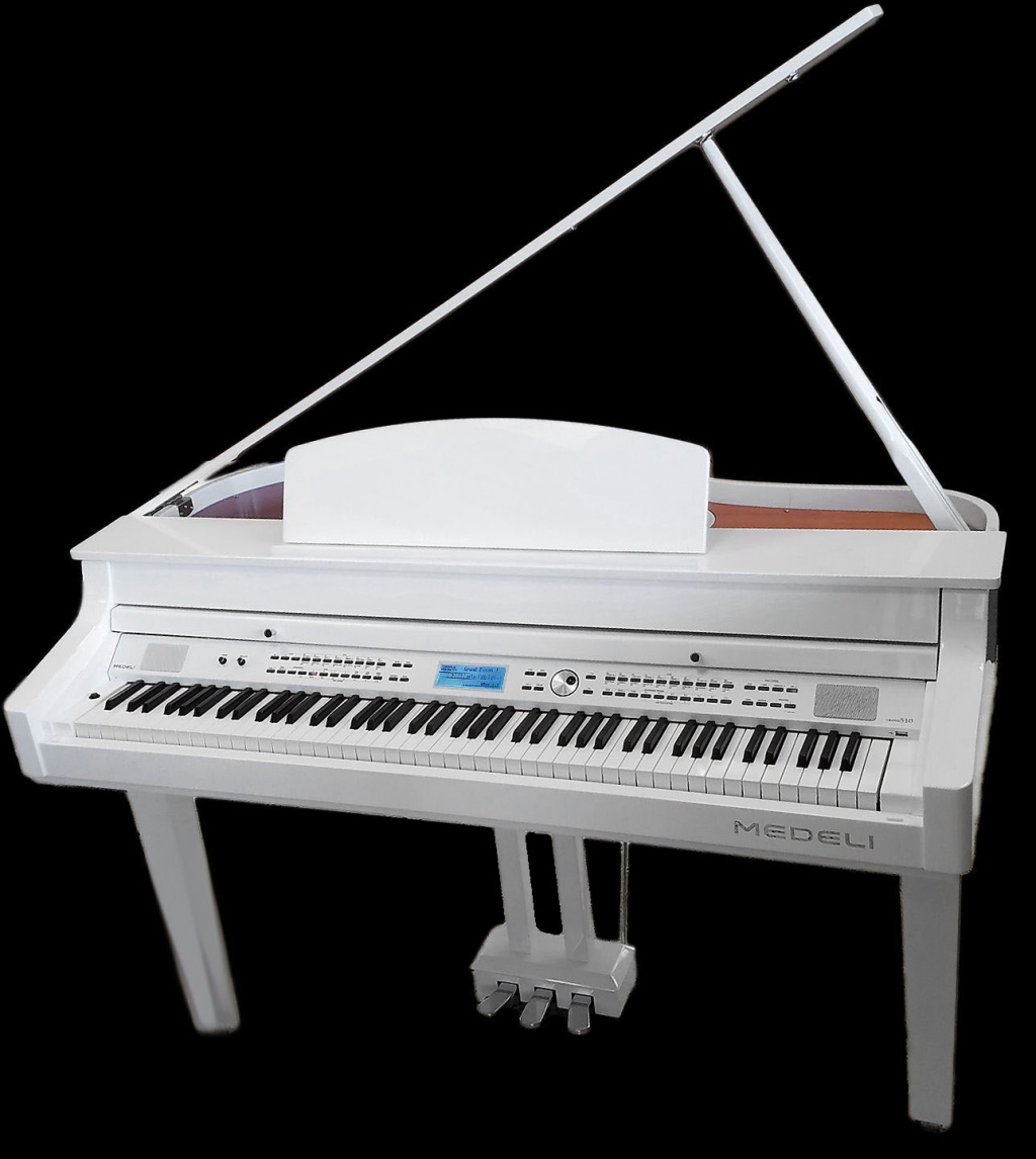 GRAND510(GW) Цифровой рояль, белый, (2 коробки), Medeli