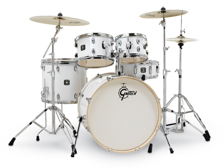 GE4605W Energy Барабанная установка, белая, (2 коробки), Gretsch