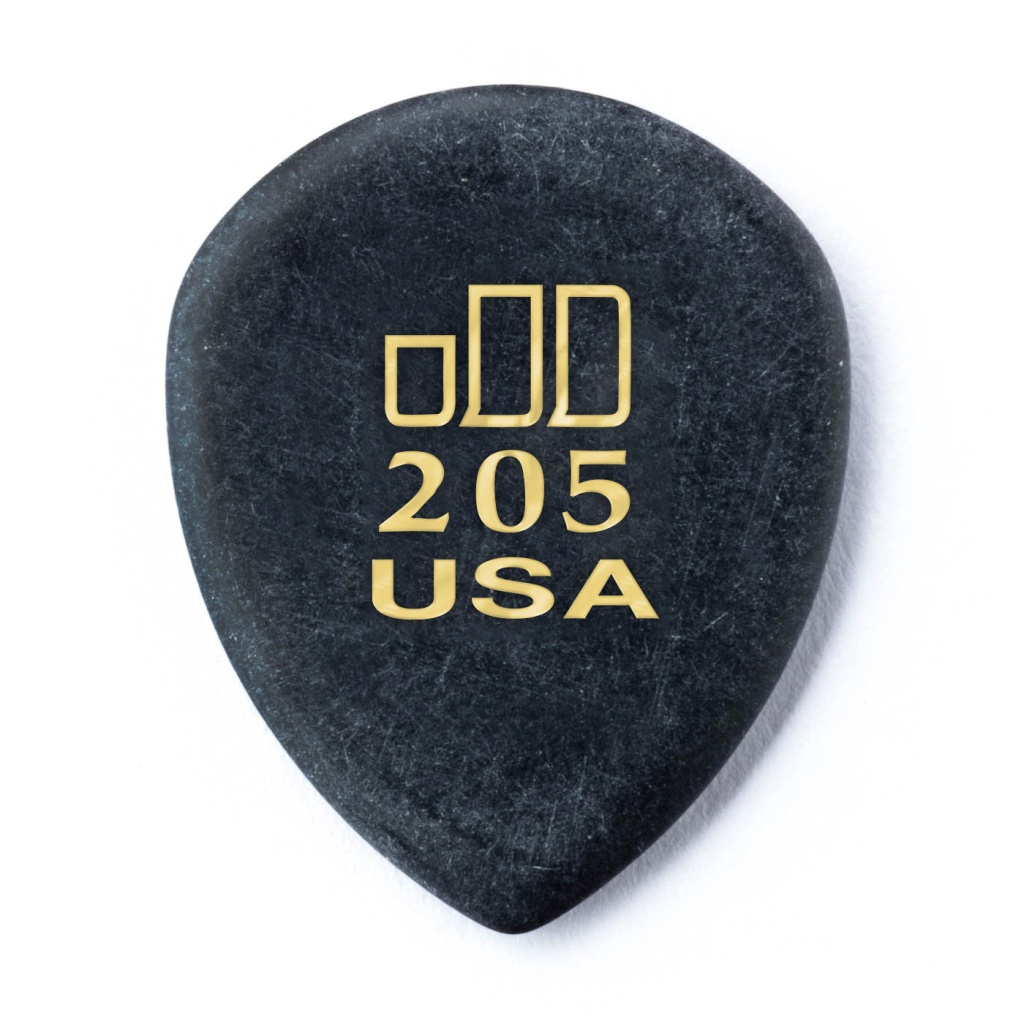 477R205 JD Jazztones Медиаторы 36шт, острый кончик, черные, Dunlop
