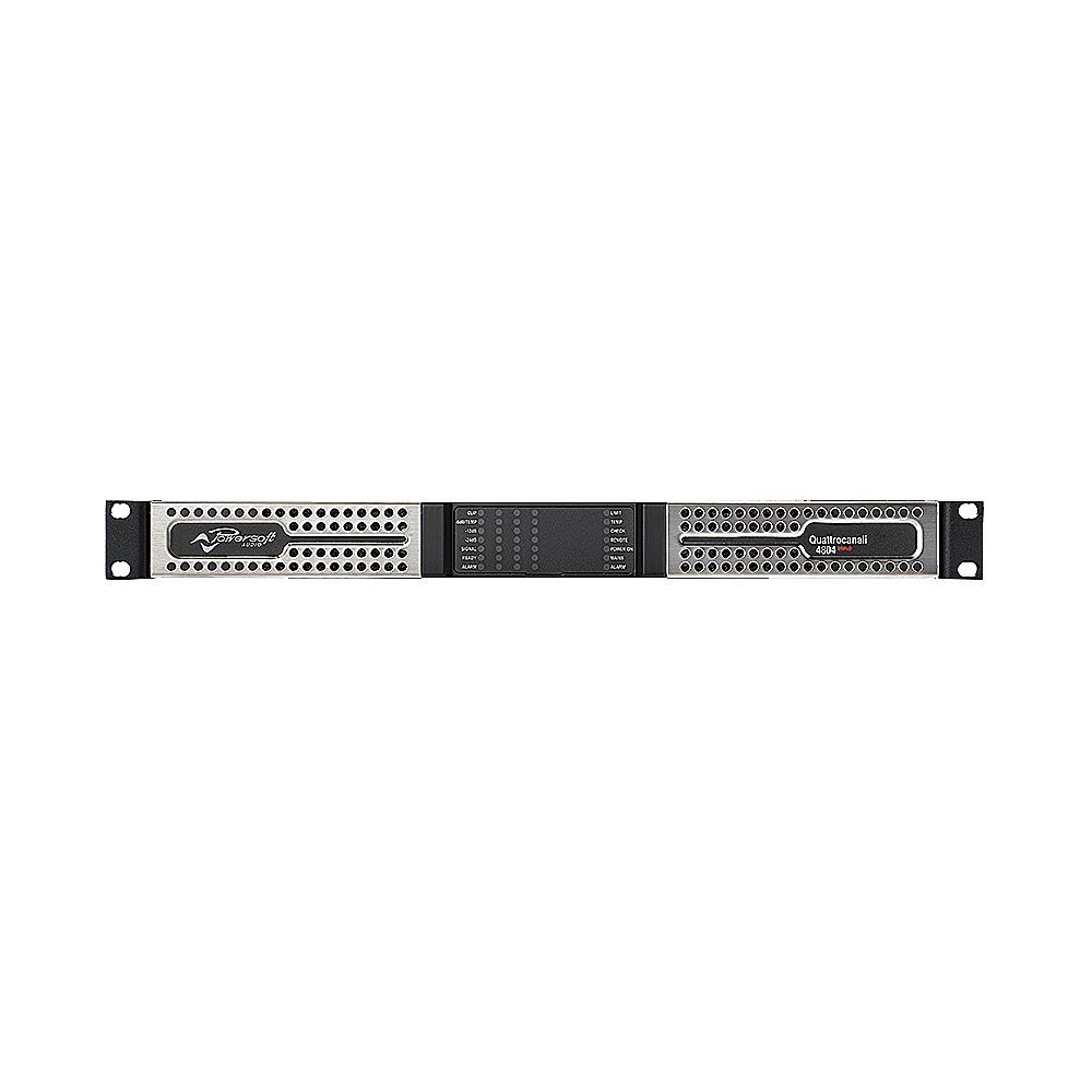 POWERSOFT Quattrocanali 4804 DSP+DANTE - четырехканальный усилитель мощности 1500 Вт на 2 Ома, с DSP