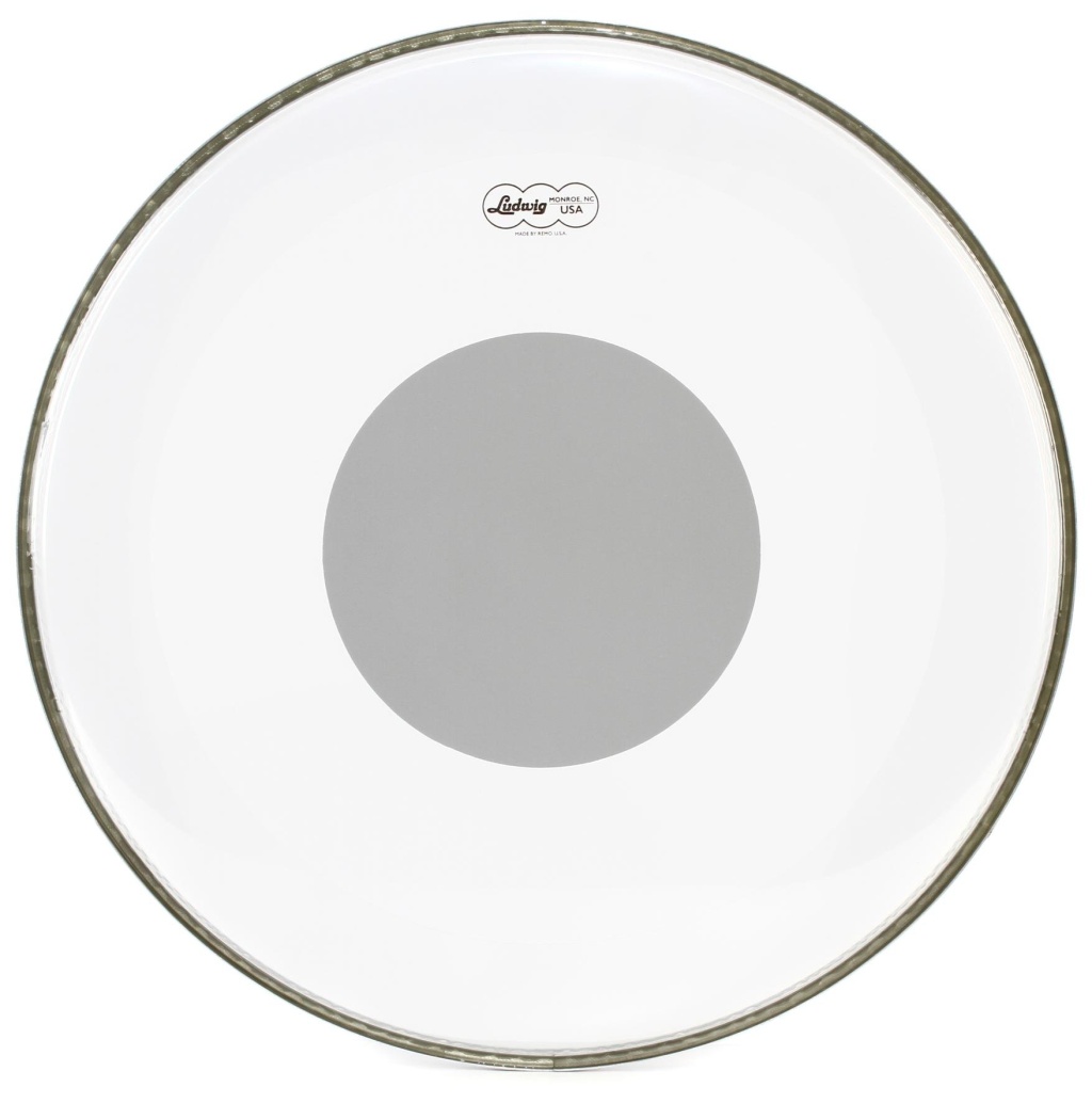 LW6122R Powerstroke 3 Silver Dot Пластик для бас-барабана 22", Ludwig