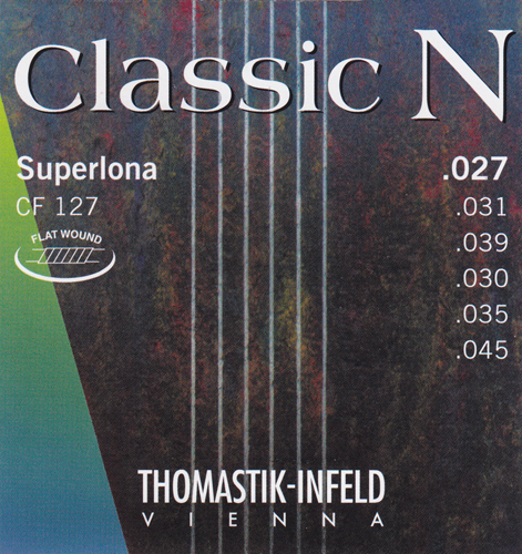 CF127 Classic N Комплект струн для классической гитары, нейлон/хромированная сталь 027-045 Thomastik