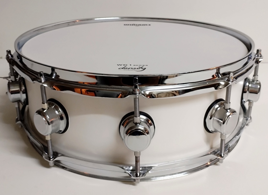 MBb-m-1405-10-WH Малый барабан 14х5", береза, белый, Мастерская Бехтеревых