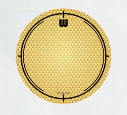 WSKV-YL Single Pedal Dot Kevlar Наклейка на пластик бас-барабана, кевлар, Williams