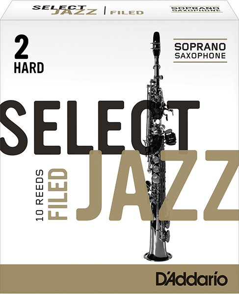 RSF10SSX2H Select Jazz Filed Трости для саксофона сопрано, размер 2 Hard, 10шт, Rico
