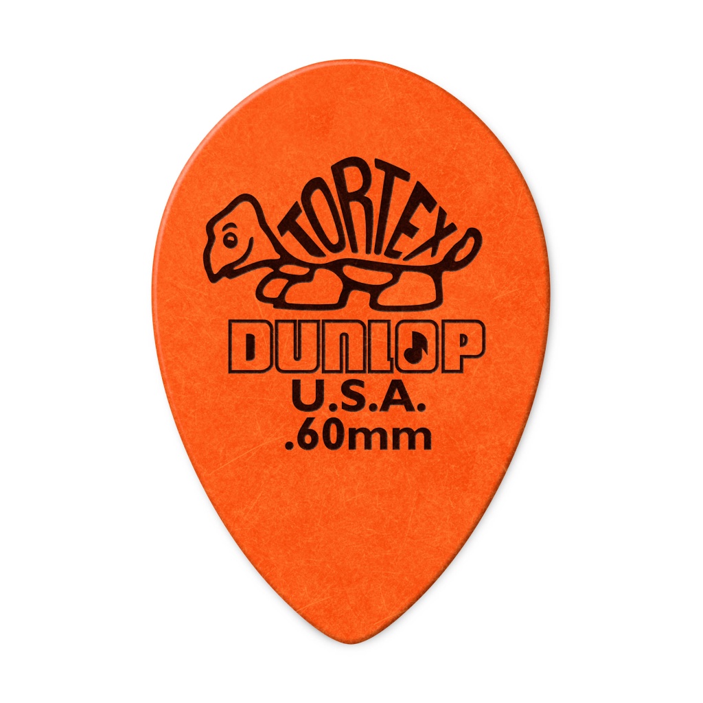 423R.60 Tortex Small Teardrop Медиаторы, 36шт, м/капля, толщина 0.60мм, Dunlop