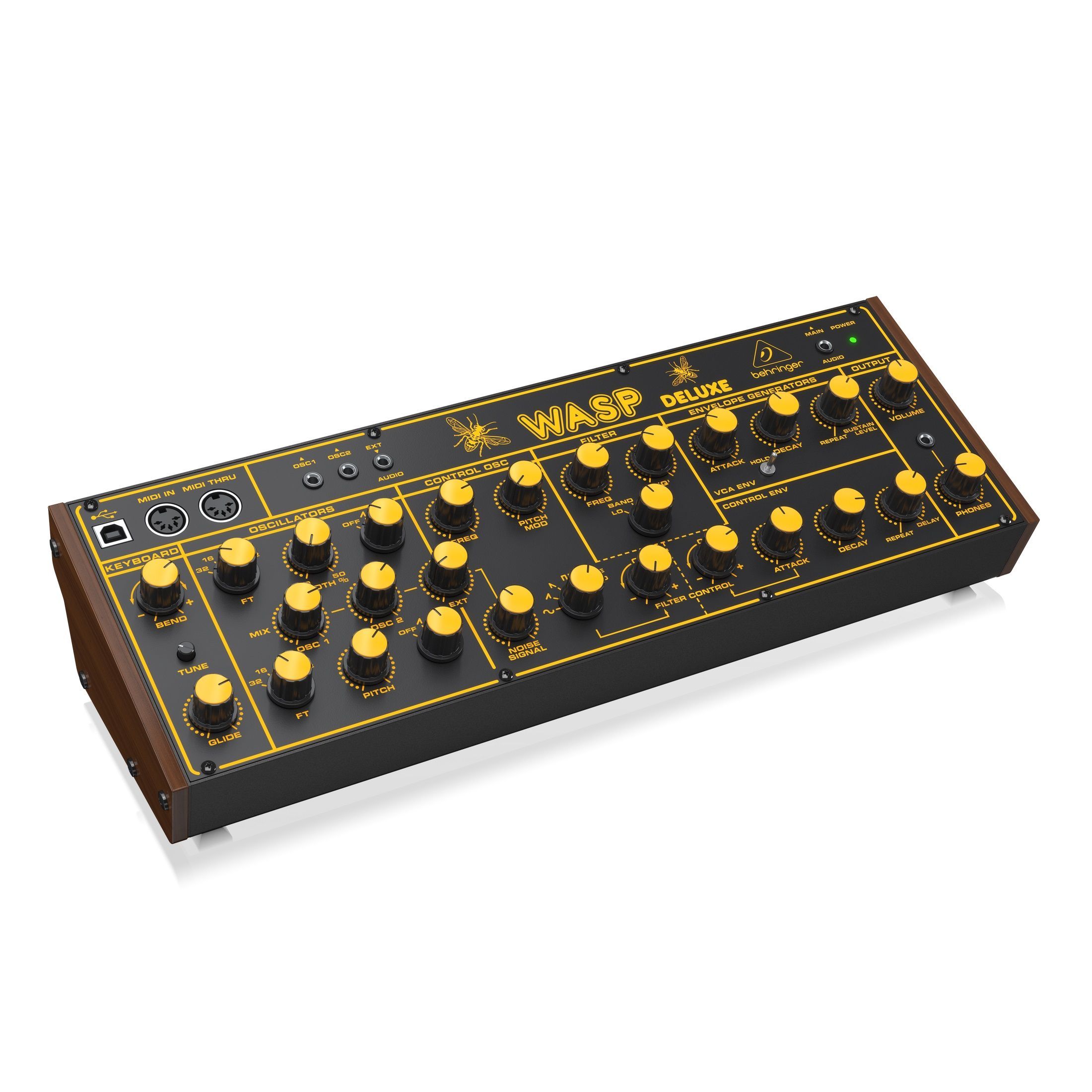 BEHRINGER WASP DELUXE - гибридный монофонический синтезатор