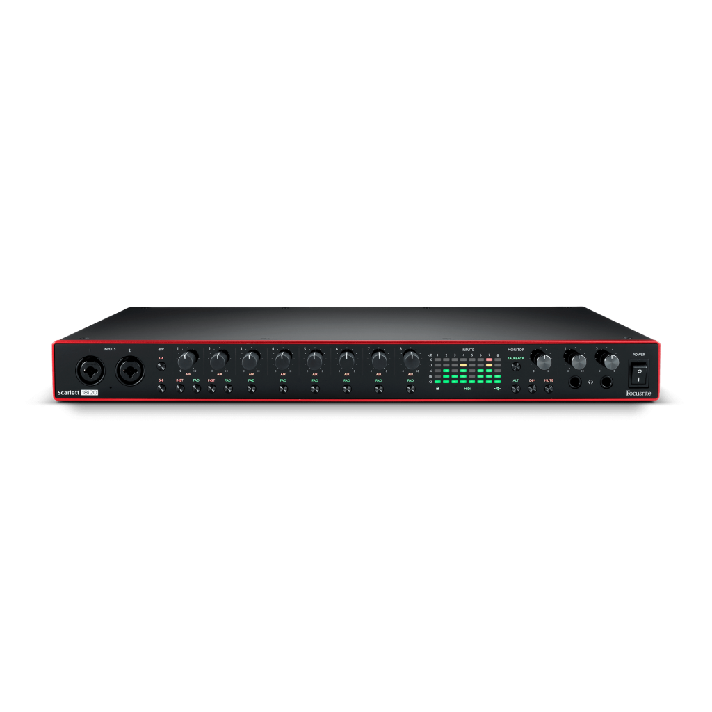 Scarlett-18i20-3rd-gen Звуковая карта USB, 18 входов-20 выходов, 24 бит/192 кГц, Focusrite