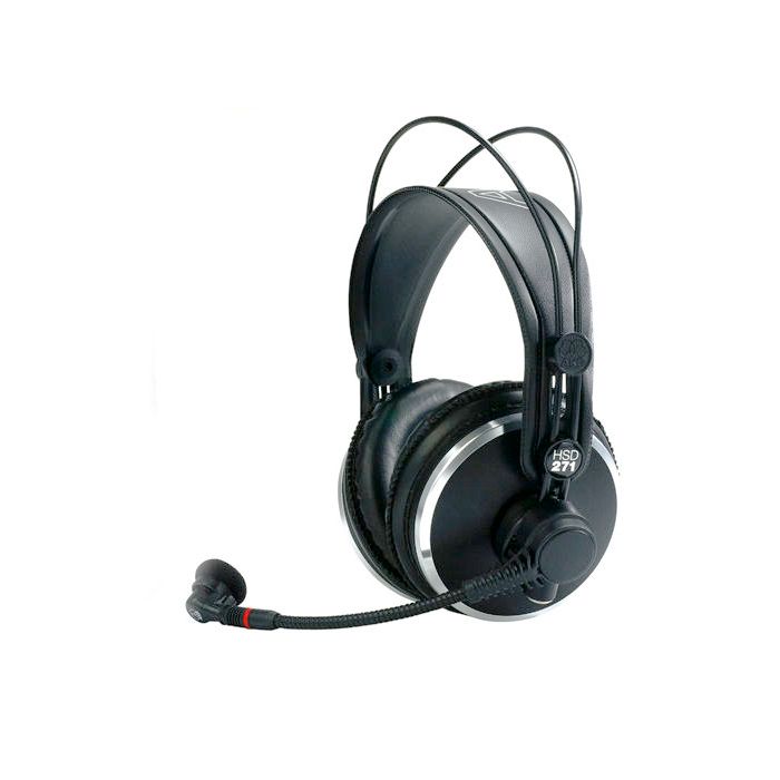 AKG HSD271 - закрытая гарнитура с динам. микр., науш. K271 (провод MK HS StudioD заказыв. отдельно)