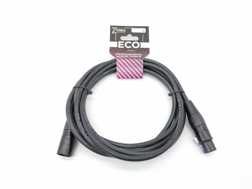 E3-XLR-M-F-0100-0 Кабель микрофонный 1м, ZZcable
