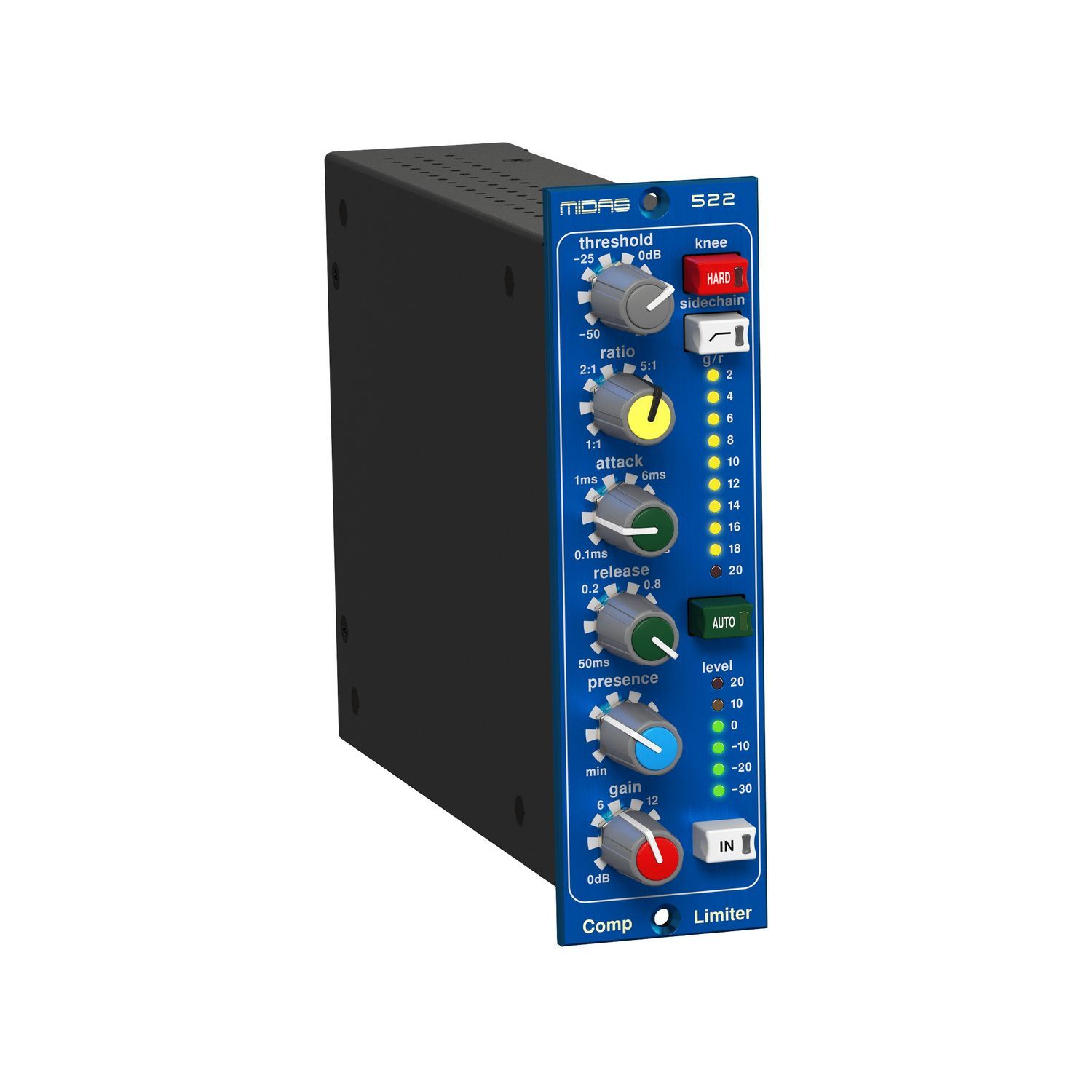 MIDAS COMPRESSOR LIMITER 522 V2 - компрессор/лиммитер с динамическим контролем