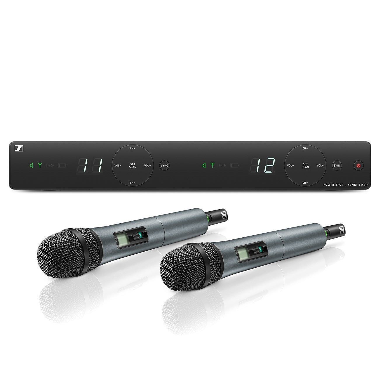 SENNHEISER XSW 1-825 DUAL-B - 2-х канальная радиосистема с 2-мя ручными передатчиками