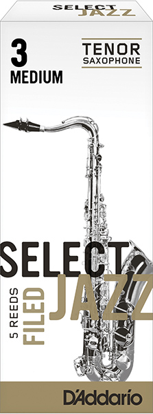 RSF05TSX3M Select Jazz Filed Трости для саксофона тенор, размер 3, средние (Medium), 5шт, Rico