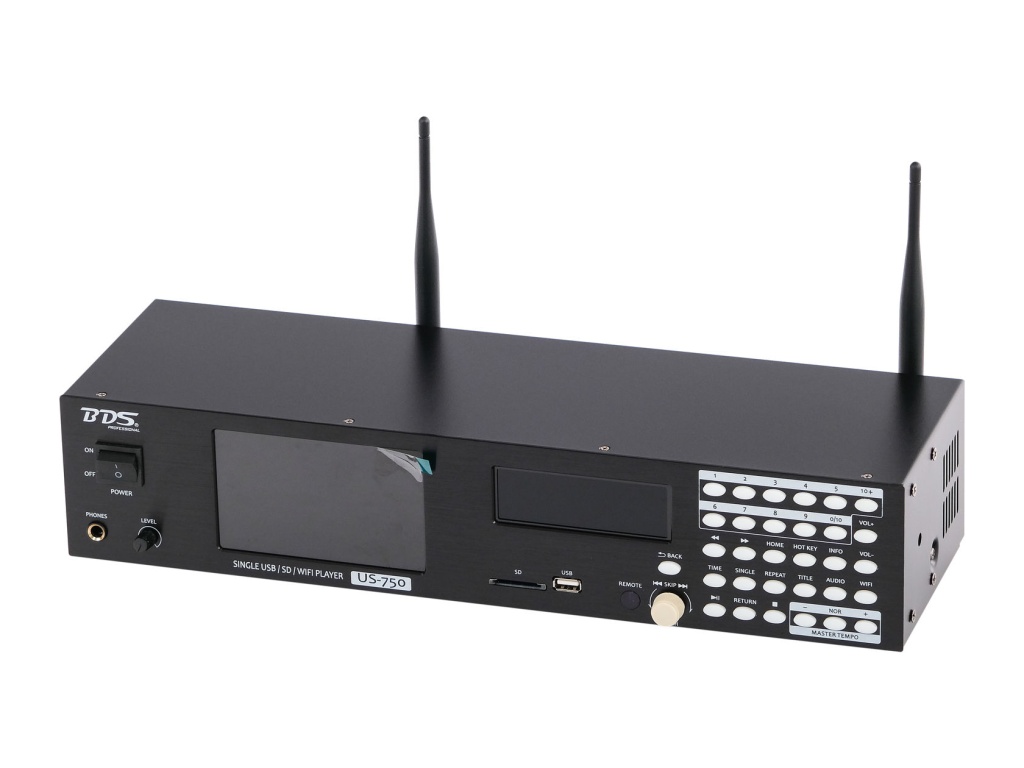 US-750 USB/SD HD WIFI плеер, рэковый, BDS