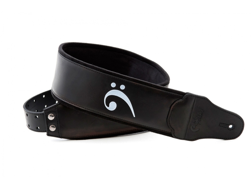 8401010050702 Lethercraft Fakey Black Ремень для гитары, RightOn Straps