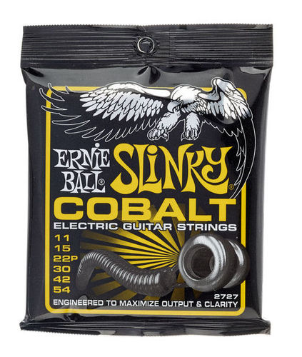 P02727 Cobalt Beefy Slinky Комплект струн для электрогитары, кобальт, 11-54, Ernie Ball