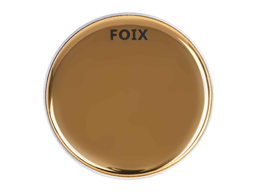 FDH-188GD-12 Пластик для малого и том барабана 12", золотистый, Foix