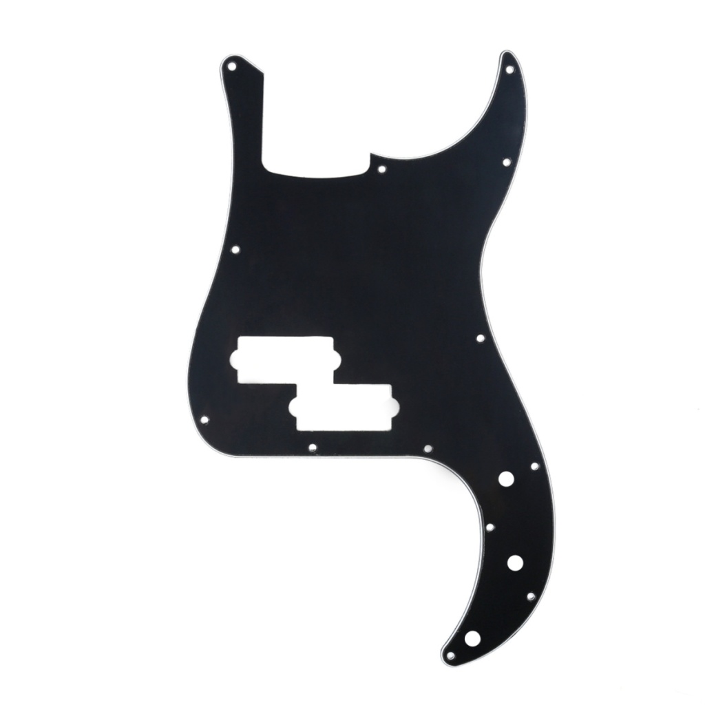 MX0356 Пикгард для бас-гитары Precision Bass, 3 слоя, черная, Musiclily