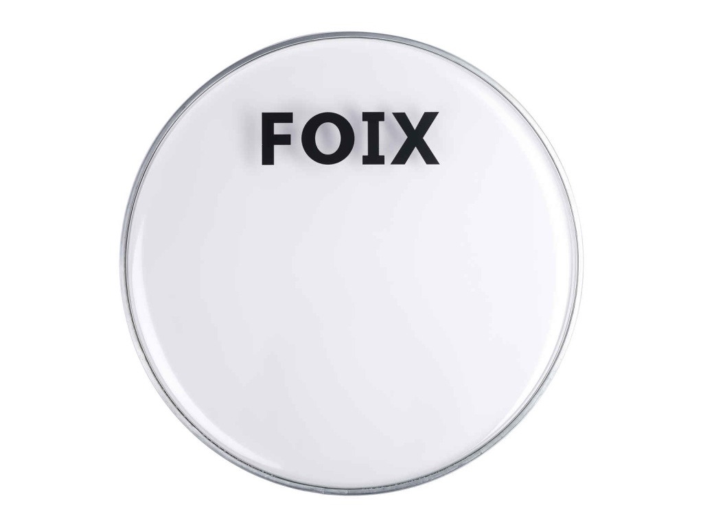 FDH-25TR-18 Пластик для малого и том барабана 18", прозрачный, Foix