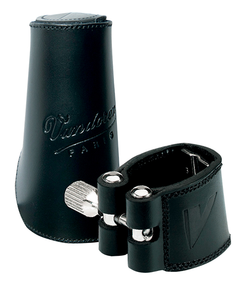 LC21L Leather Кожаная лигатура и кожаный колпачок для кларнета Bb, Vandoren