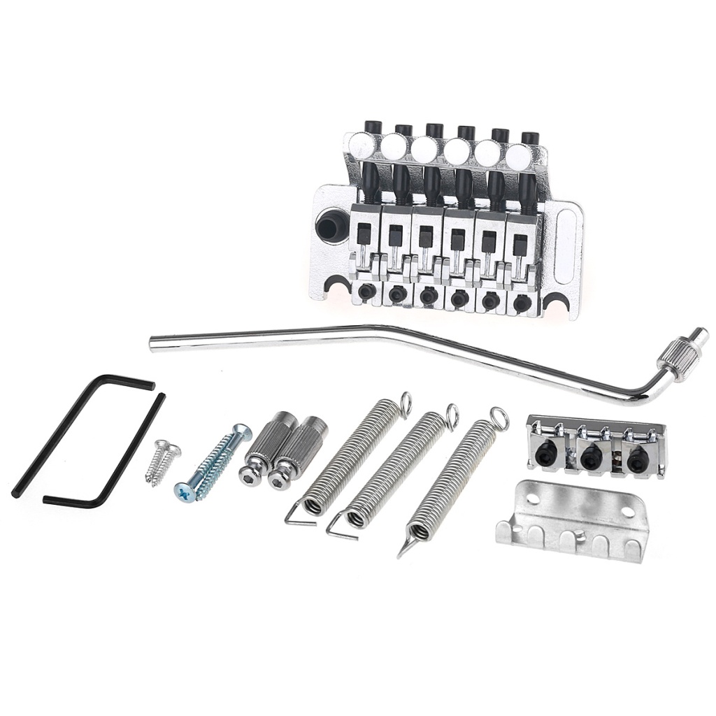 M211 Бридж тремоло(Floyd Rose), с топ-локом, хром, Musiclily