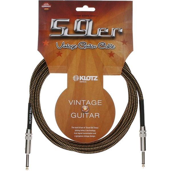 VIN-0600 59 Vintage Кабель инструментальный, 6м, Klotz