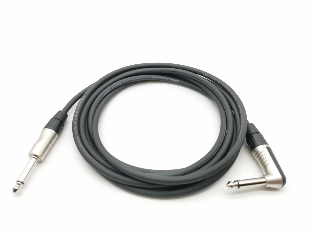 E71-JR-J-0900-0 Кабель гитарный (инструментальный) Jack-Jack угловой, 9м, ZZcable