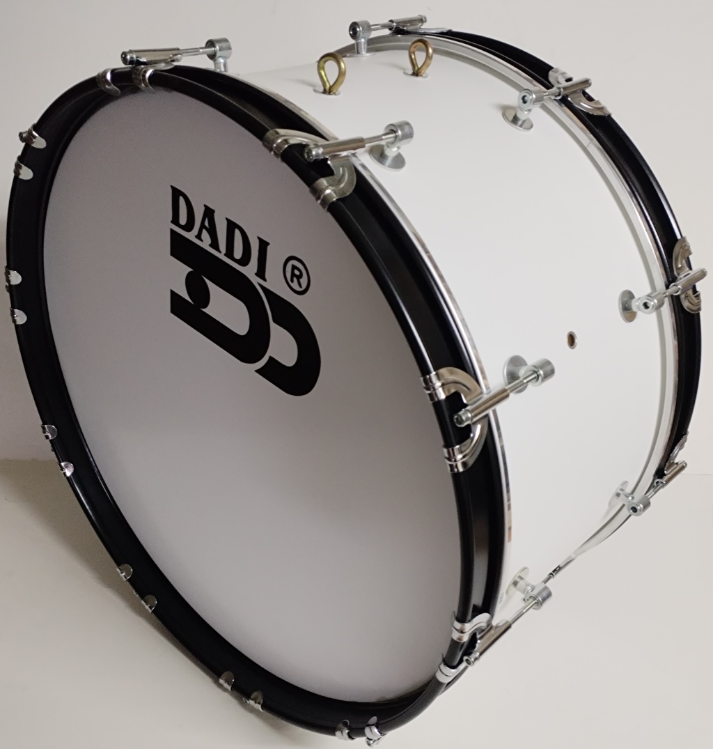 MBB-2010WH Маршевый барабан 20"х10", белый, Мастерская Бехтеревых