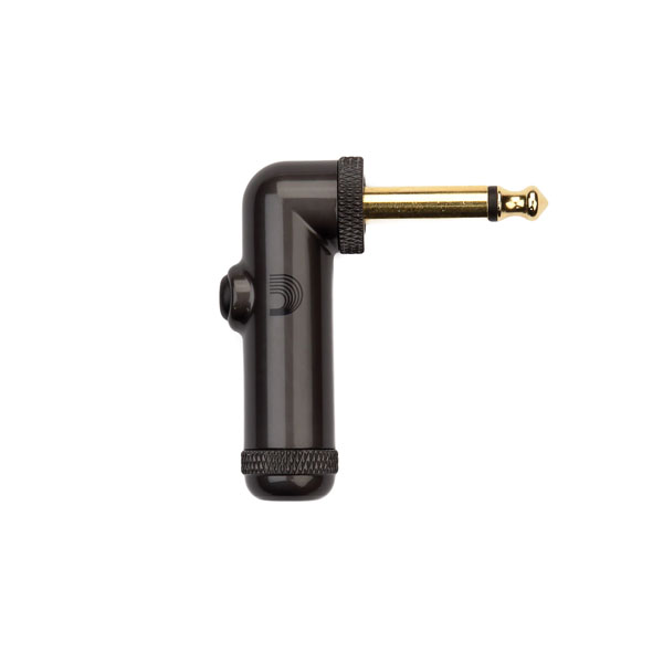 PW-AGRAP-1 Cable Station Штекер 1/4" (6,3мм) на кабель, угловой, с выключателем, Planet Waves