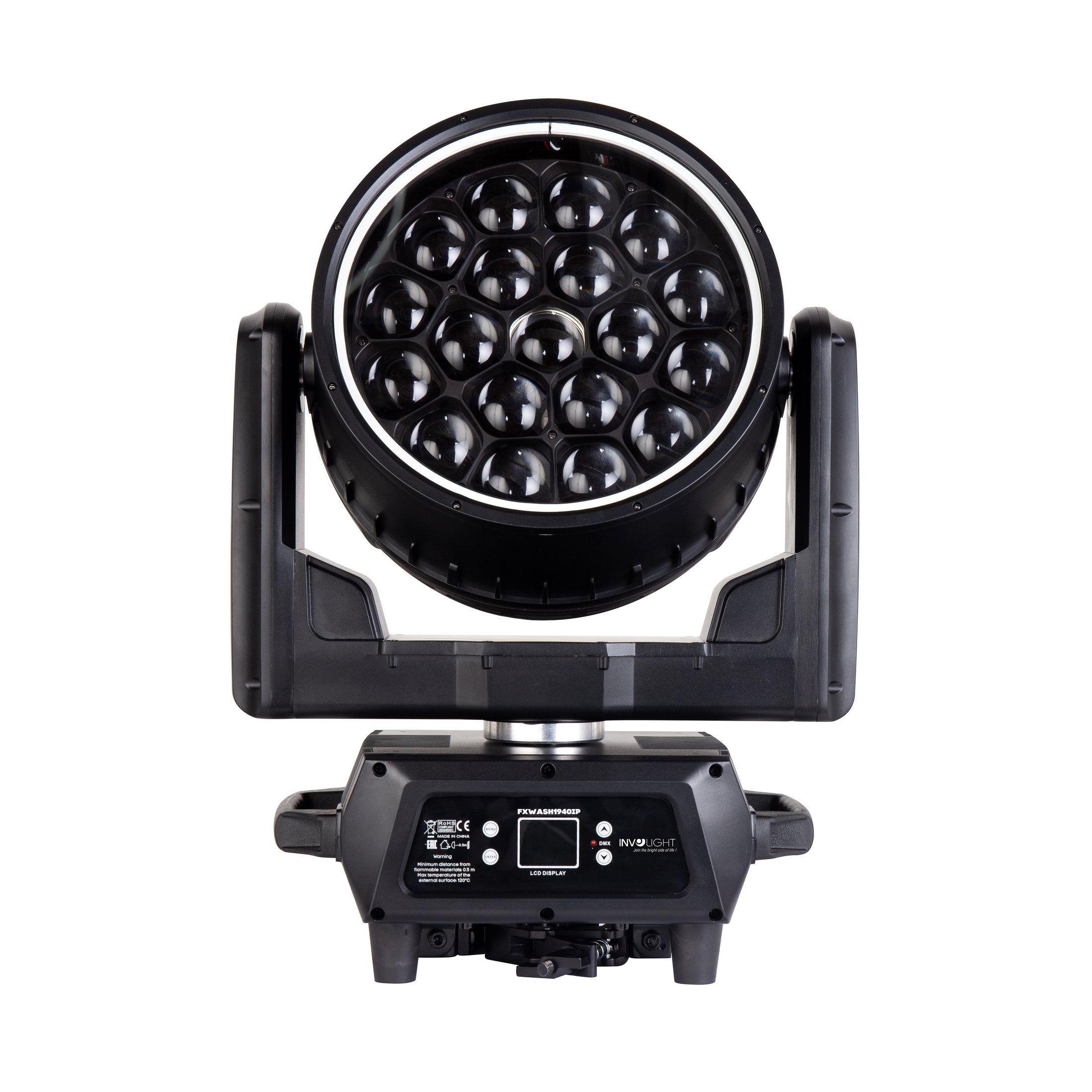 INVOLIGHT FXWASH1940IP - всепогодная голова вращения WASH, 19x LED RGBW, IP65, DMX, RDM