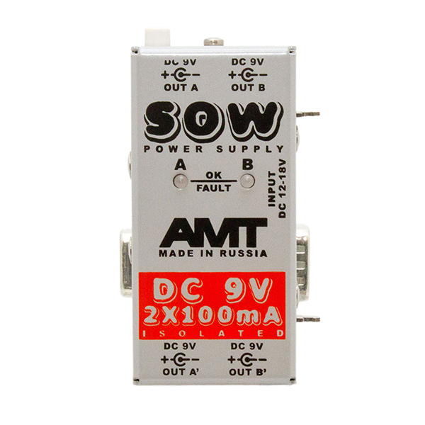 PSDC9-2 SOW PS-2 Модуль питания DC-9V 2x100mA, AMT Electronics