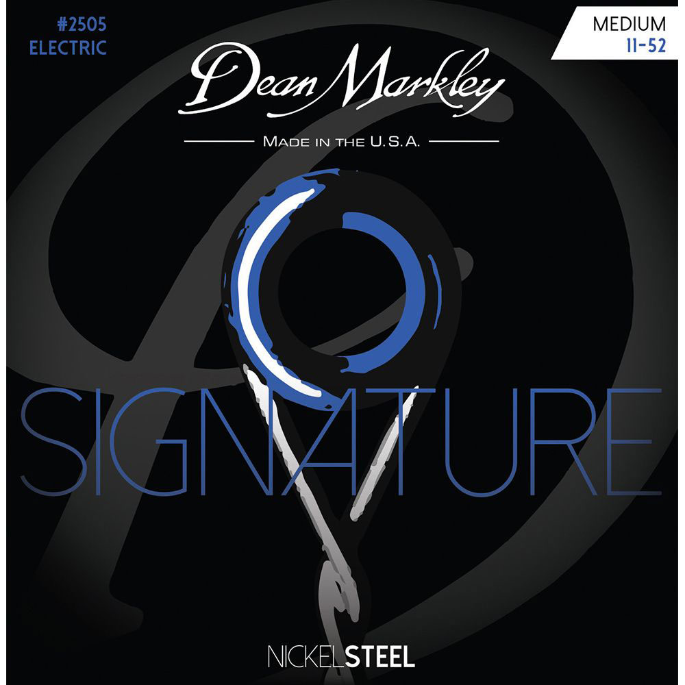 DM2505 Signature Medium Комплект струн для электрогитары, никелированные, 11-52, Dean Markley