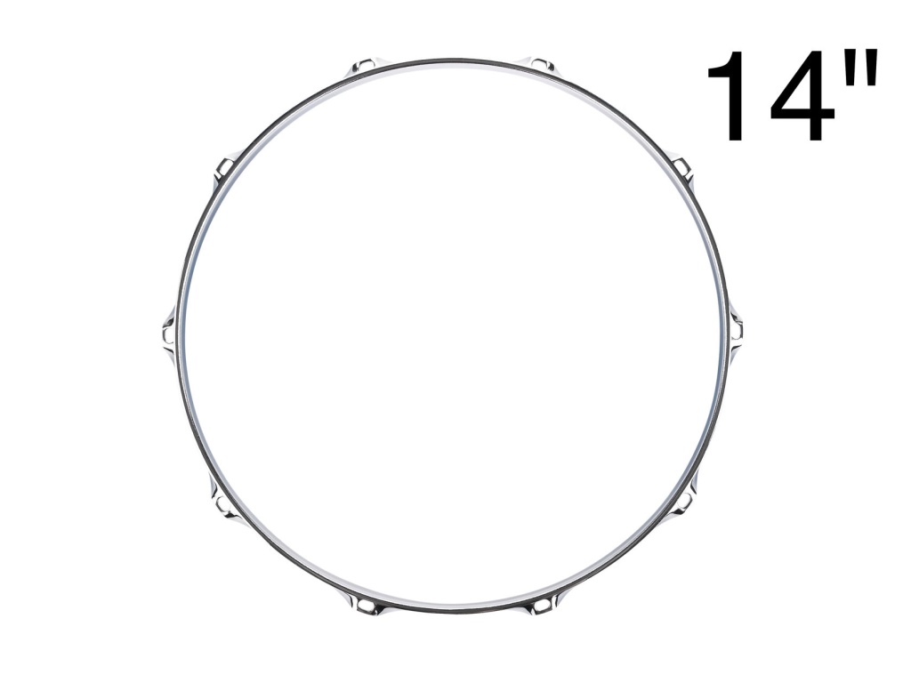 HA08-161410CR Обод малого и том барабана 14", верхний, сталь 1.6мм, LDrums