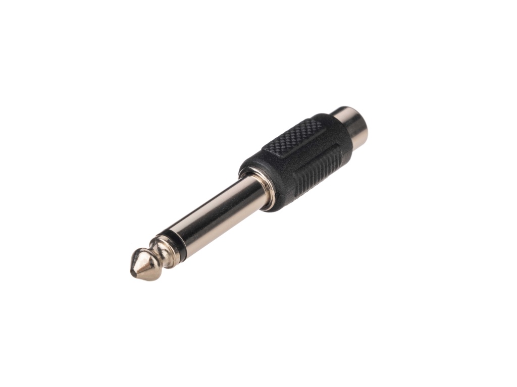 CC303 Переходник (разъем переходной) 1/4" (6,35мм), моно, штекер - RCA, гнездо, Soundking