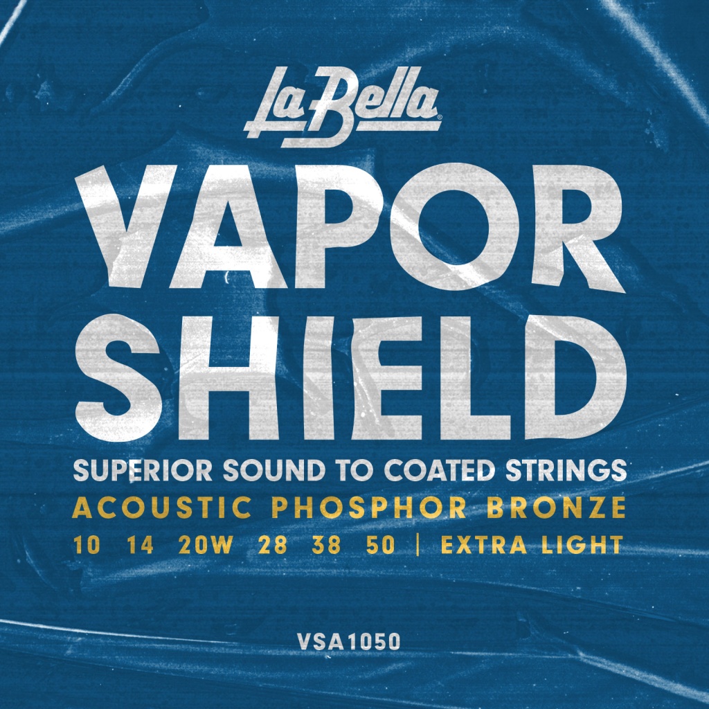 VSA1050 Vapor Shield Комплект струн для акустической гитары, фосф.бронза, 10-50, La Bella
