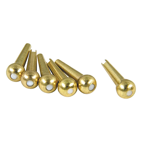 TP4T Tone Pins Фиксаторы струн, 6шт, латунь/жемчуг, D'Andrea