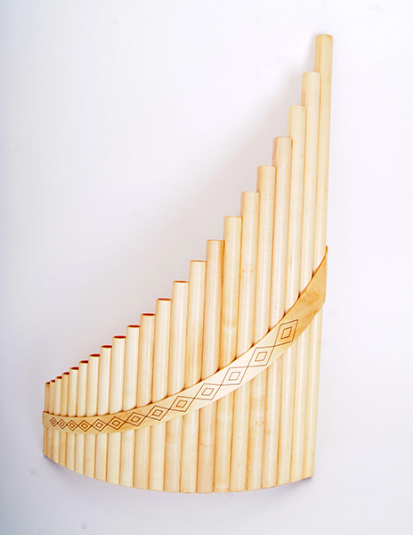Panpipe-22-Subcbass Пан-флейта 22 трубки, субконтрабас d-d3, Hora