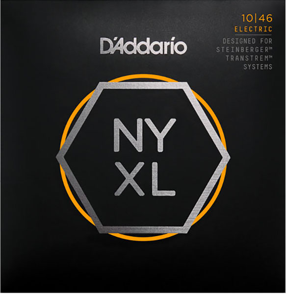 NYXLS1046 NYXL Комплект струн для электрогитары, шарики на концах, Regular Light, 10-46, D'Addario