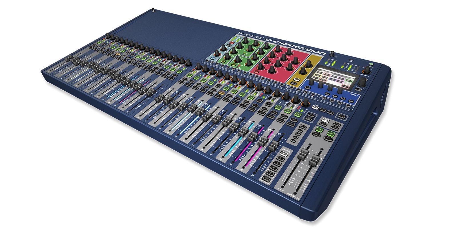 SOUNDCRAFT Si Expression 3 - цифр. микшер, 32 мик/лин XLR входа, 16 XLR выходов, 30 фэйдеров в одно